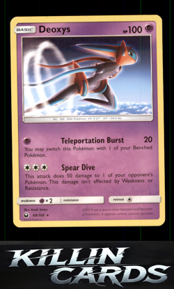 Deoxys (69) 69/168 Pokemon Rare SM - Celestial Storm Card NM - Image 1