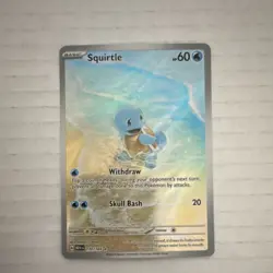 Pokemon Squirtle Holo MEW Set Lot - 2 English Basic Cards Nintendo GAME FREAK - Image 1
