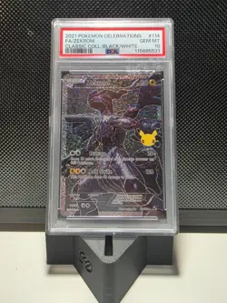 2021 Pokemon Celebrations #114 Classic Zekrom Full Art Holo Card PSA 10 Gem Mint - Image 1