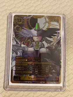 Mastemon SEC Rare Pull BT23-102 Digimon Card Game Hackers Slumber - Mint - Image 1