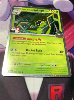 Team Rocket's Spidops 020/182 Prize Pack Series Cards Holo - Image 4