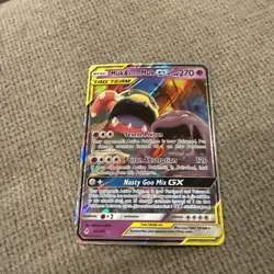 Muk & Alolan Muk GX Holo Ultra Rare Card 61/214 Sm-Unbroken Bonds - Image 1