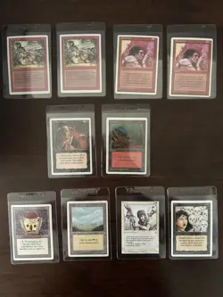 Magic the Gathering Revised Edition Demonic Tutor Sorcery, and bonus - Image 3