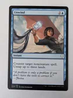 Unwind - Dominaria (DOM) NM Near Mint MTG Magic The Gathering SHIPS FAST! - Image 1