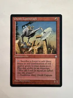 Orcish Lumberjack - MTG Ice Age - LP - Image 1