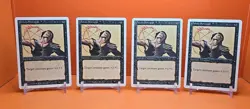 ⚫⚫⚫ (4) 1994 MAGIC The Gathering UNHOLY STRENGTH REVISED 3RD EDITION PLAYED - Image 1