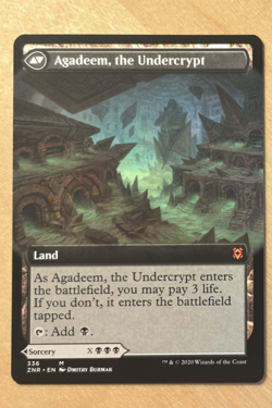 MTG Magic the Gathering Agadeem's Awakening Extended Art Zendikar Rising NM - Image 2