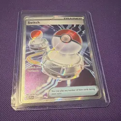Pokemon Switch 123/094 Me02: Phantasmal Flames Trainer Ultra Rare Full Art Holo - Image 1