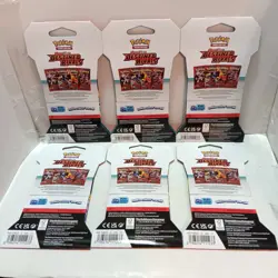 Pokemon Destined Rivals Sleeved Booster Pack Lot Of 6 Sealed - Image 4