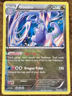 Goodra 77/119 Reverse Holo Rare XY - Phantom Forces Pokemon Card TCG - Image 1