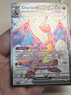 NM Charizard ex 056 Holofoil Scarlet & Violet Promo AUTHENTIC Pokemon Card - Image 3