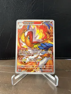 Pokemon TCG Infernape Card Twilight Masquerade Illustration Rare 173/167 - Image 1