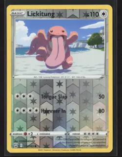 Lickitung SWSH05: Battle Styles #113/163 Reverse Holo Pokemon TCG - Image 1