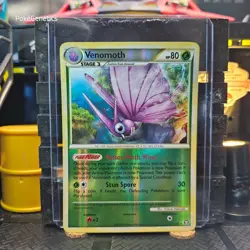 Venomoth Triumphant Reverse Holo Pokemon TCG 11/102 Heartgold & SoulSilver Rare - Image 1