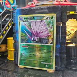 Venomoth Triumphant Reverse Holo Pokemon TCG 11/102 Heartgold & SoulSilver Rare - Image 2