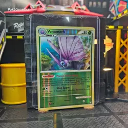 Venomoth Triumphant Reverse Holo Pokemon TCG 11/102 Heartgold & SoulSilver Rare - Image 3