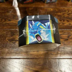 Pokemon TCG Hidden Fates Tin Gyarados GX Factory Sealed - Image 2