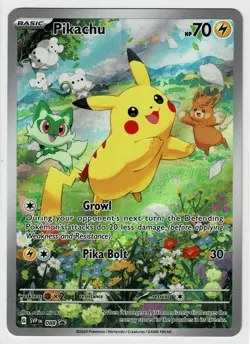 Pikachu SVP 088 Black Star Promo 88 Paldea Adventure Chest NM Pokemon - Image 1