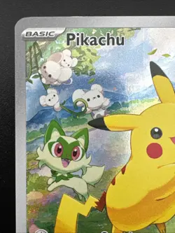 Pikachu SVP 088 Black Star Promo 88 Paldea Adventure Chest NM Pokemon - Image 4
