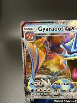 Pokemon TCG Gyarados GX 18/111 Crimson Invasion Ultra Rare Holo Stage 1 240 HP - Image 4