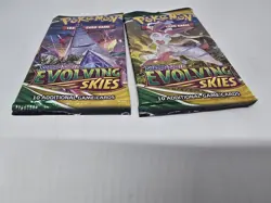 2 Packs Pokemon Sword And Shield Evolving Skies New Sealed 820650808777 - Image 5