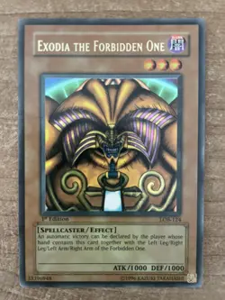 Exodia the Forbiden One LOB-124 Yu-Gi-Oh Card 1st edition In English - Image 2