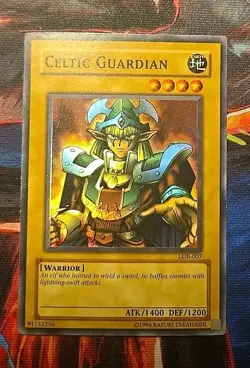 Yu-Gi-Oh! Celtic Guardian LOB-007 The Legend of Blue Eyes White Dragon Unlimited - Image 1