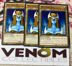3x (M/NM) - Mystical Elf - YGLD-ENA14 - Common - 1st Edition YuGiOh - Image 1