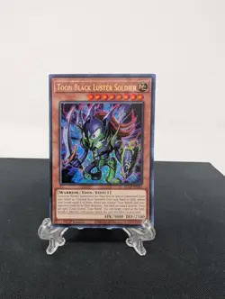 *** TOON BLACK LUSTER SOLDIER *** 1ST EDITION SECRET RARE BLCR-EN065 NM YUGIOH! - Image 1