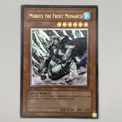 Yugioh Mobius The Frost Monarch Ultimate Rare 1st Edition SOD-EN022 - Image 1