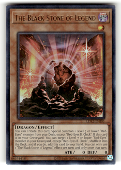 The Black Stone of Legend LDK2-ENJ05 Unlimited Ultra Rare Legendary Decks II LP - Image 1