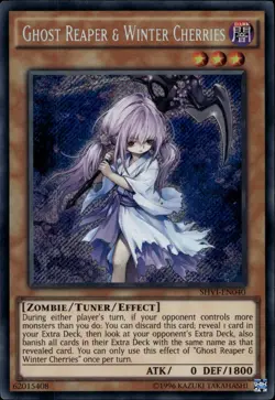 Ghost Reaper & Winter Cherries 1st Ed Secret SHVI-EN040 Yu-Gi-Oh! - Image 1