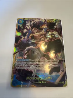 Monkey D. Luffy (Alt Art) OP11-118 SEC A Fist of Divine Speed ONE PIECE English - Image 1