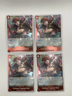 4x One Piece TCG Eustass”Captain”Kid OP14-063 R NM (Playset) - Image 1