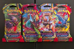 4x Pokemon Cards Packs Sealed. TCG MEGA EVOLUTION, Phantasmal Flames. - Image 1