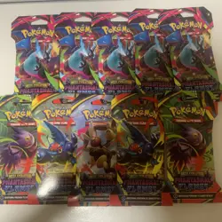 Pokemon Phantasmal Flames Booster Packs, Lot of 10 Sealed packs, 10 Cards Each - Image 1