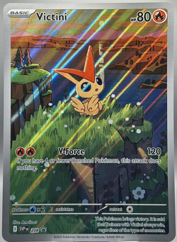 🔥Victini | 208 | Black Star Promo | Black Bolt | JUMBO Card | Pokemon TCG -NM🔥 - Image 1