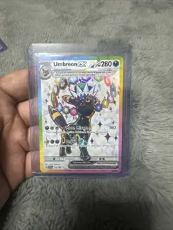 Umbreon EX SVP 176 Prismatic Evolutions Black Star Promo Pokemon Card - NM - Image 1