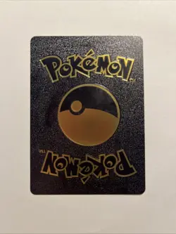 Pokemon Special Delivery Pikachu Black Vinyl / Gold Foil Fan Art Collector Card - Image 2
