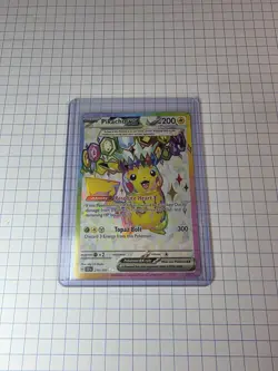 Pikachu EX 219/191SV08: Surging Sparks Holo Card NM Condition - Image 1