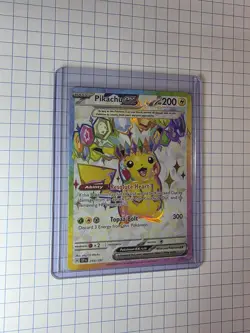 Pikachu EX 219/191SV08: Surging Sparks Holo Card NM Condition - Image 2