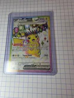 Pikachu EX 219/191SV08: Surging Sparks Holo Card NM Condition - Image 4