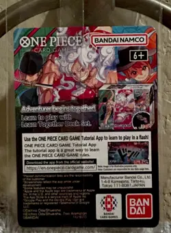 Bandai Namco One Piece CCG Monkey.D.Luffy US Voyage Promo Holo 5000 Card - Image 2