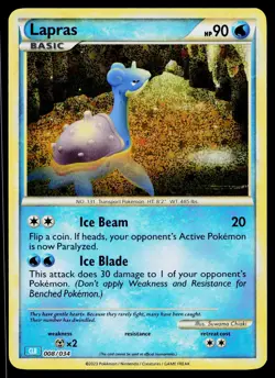 Lapras 008/034 Trading Card Game Classic Classic Collection - Image 1