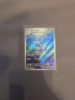 Pokemon Wartortle Illustration Rare Holo Scarlet & Violet 151 171/165 Card - Image 1