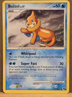 Buizel POP 9 6/17 Uncommon non-holo LP - ungraded Pokemon Card - Image 1