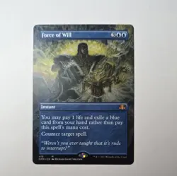 Force of Will (Borderless) Dominaria Remastered Regular - Image 1