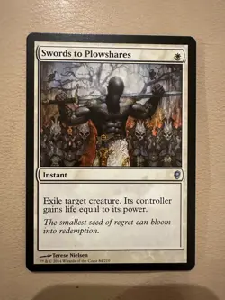 MTG - Swords to Plowshares - Conspiracy - NM - Image 1