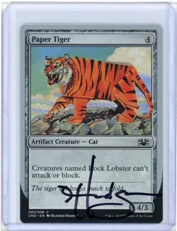 Paper Tiger Unsanctioned Signed Artist Proof MTG (Last One) - Image 1