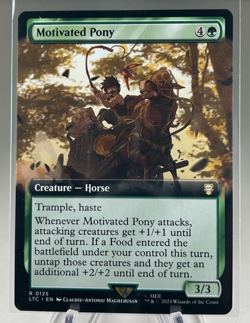 Motivated Pony (Extended Art) Lord of the Rings MTG - Image 1